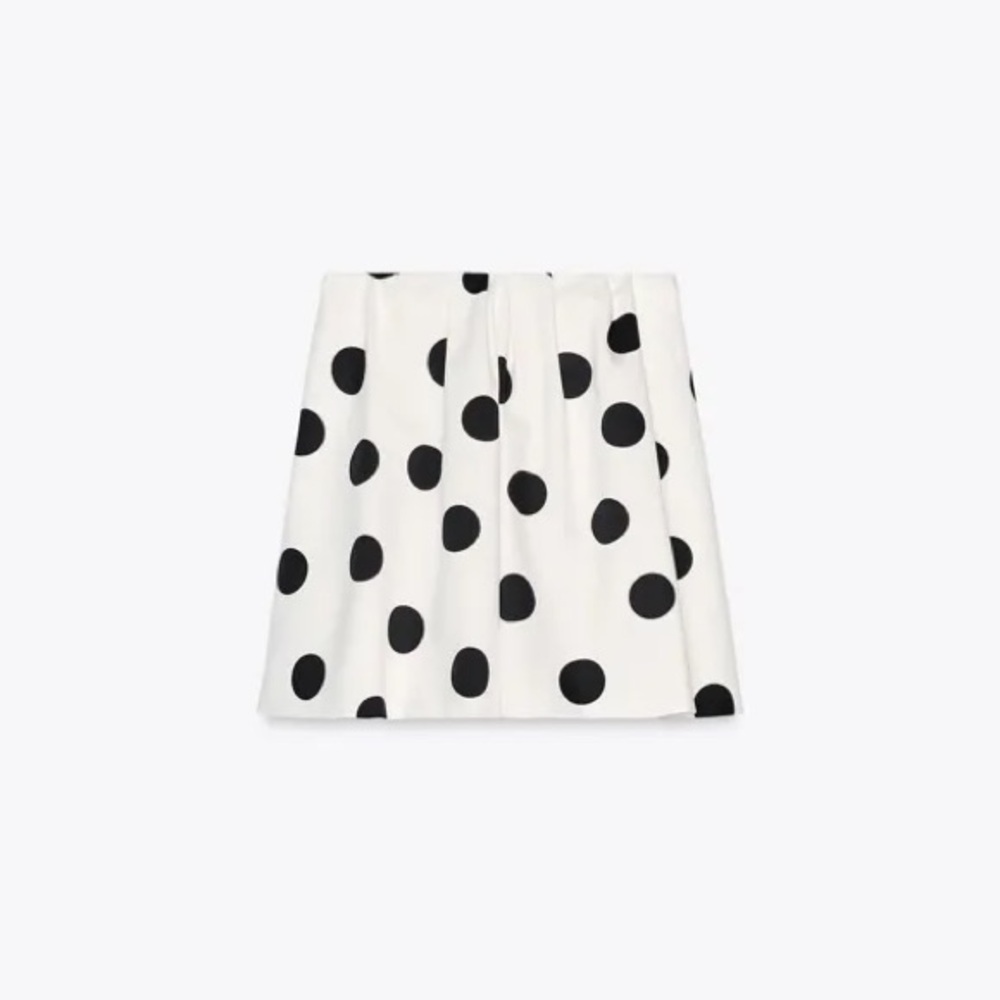 Zara Polka Dot Strapless mini Dress - Picture 12 of 12